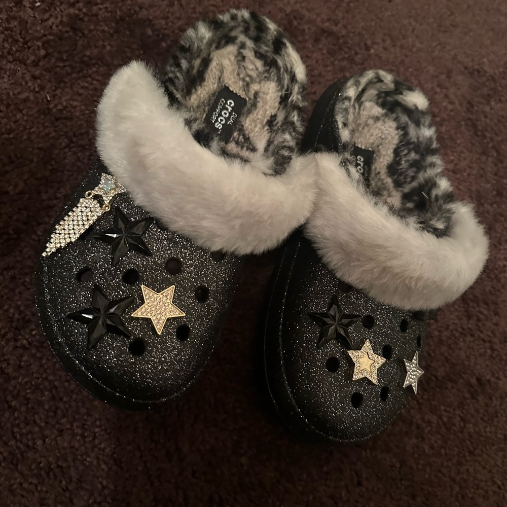 Furry crocs